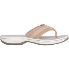 Textile - Women Flip-Flops Clarks Breeze Sea - Taupe