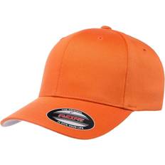 Boys Caps Flexfit Kid's Wooly Combed Cap - Orange