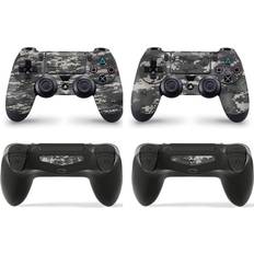 giZmoZ n gadgetZ PS4 2 x Controller Skins Full Wrap Vinyl Sticker - Digital Camo