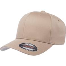 Girls Caps Flexfit Kid's Wooly Combed Cap - Khaki