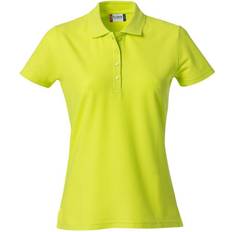 Clique Women's Plain Polo Shirt - Visibility Green