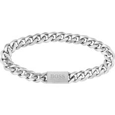 Men Jewellery HUGO BOSS Chain Link Bracelet - Silver