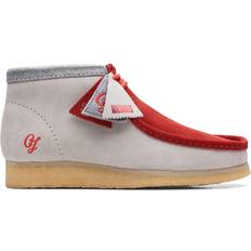 Platform Moccasins Clarks Wallabee VCY - Red/Grey