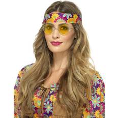 Smiffys Hippie Specs Yellow