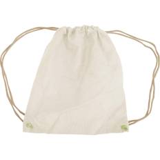 Color sólido Bolsas de gimnasio Westford Mill Gymsac Bag - Natural