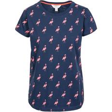 Women T-shirts Trespass Carolyn Women's Printed T-shirt - Navy Flamingo