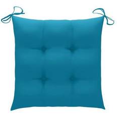 vidaXL 314874 Stolsdyna Blå (40x40cm)