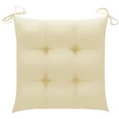 vidaXL 314868 Stolehynde Hvid (40x40cm)