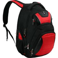 Swissdigital Anti Bacterial Travel Backpack - Black/Red