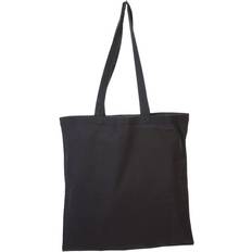 Long Handle Tote Bag - Black