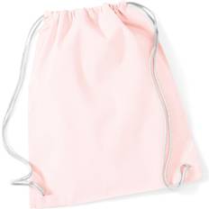 Gymsacks Westford Mill Gymsack Bag 2-pack - Pastel Pink/White