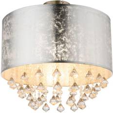 Gold Ceiling Lamps Globo Lighting Amy Ceiling Flush Light 40cm