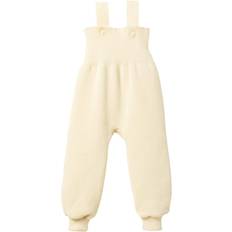 Kid’s Suspender Pants - Sand/White