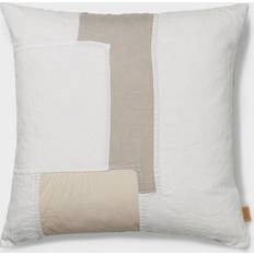 Ferm Living Part Cushion in Off-White Cuscino Decorativo Completo Bianco (50x50cm)