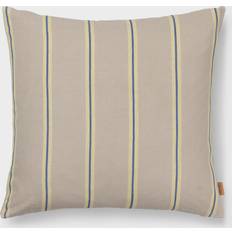 ferm LIVING Grand Komplett dekorationskudde Oyster/Lemon/Clear Blue (50x50cm)