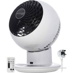 Remote Controlled Desk Fans Iris Ohyama Woozoo PCF-SC15T White