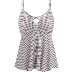 Elomi Checkmate Moulded Tankini Top - Grey Marl