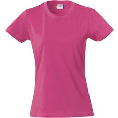 Clique T-shirts Clique Plain T-shirt W - Bright Cerise