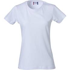 Clique T-shirts Clique Plain T-shirt W - White