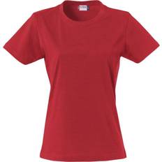 Clique Plain T-shirt W - Red