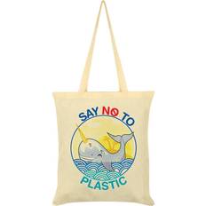 Grindstore Save The Whales Tote Bag - Cream