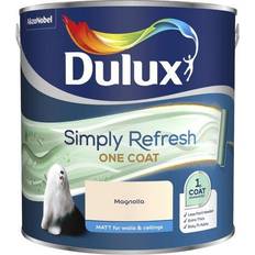 Dulux Simply Refresh One Coat Ceiling Paint, Wall Paint Magnolia 2.5L