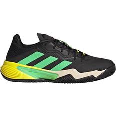 Recycled Materials Racket Sport Shoes adidas Barricade M - Cloud White/Beam Green/Beam Yellow