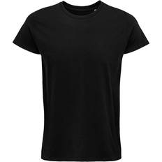 Sol's Mens Crusader Organic T-shirt - Deep Black