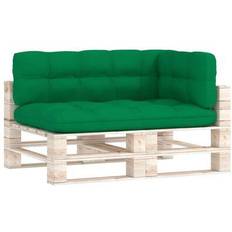 vidaXL 314563 3-pack Coussin de chaise Vert (120x80cm)