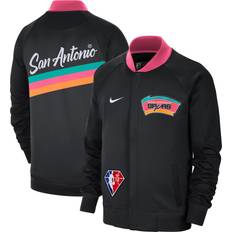 Nike San Antonio Spurs City Edition Therma Flex Showtime Full Zip Bomber Jacket 2021-22 Sr