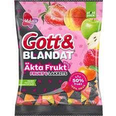 Fruit Liquorice Malaco Gott & Blandat Fruit & Liquorice 220g