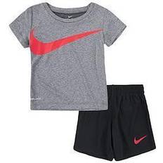 Jungen - Mehrfarbig Sonstige Sets Nike Shorts Set - Black/Grey (66J196-023)