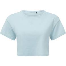 Tridri Women's Crop Top - Sky Blue