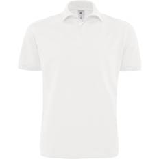 B&C Collection Heavymill Short-Sleeved Polo Shirt M - White