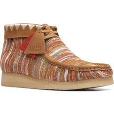 Multicolored Moccasins Clarks Wallabee - Ginger Fabric