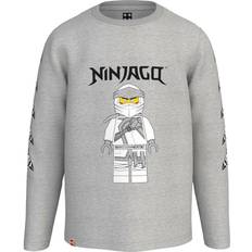 T-Shirt LS - Grey Melange (12010586-912)