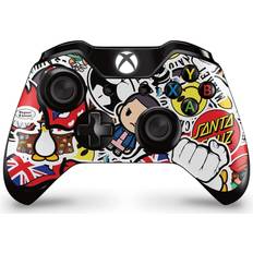 Xbox One Gaming Sticker Skins giZmoZ n gadgetZ Xbox One 2 X Controller Skins Full Wrap Vinyl Sticker - Stickerbomb