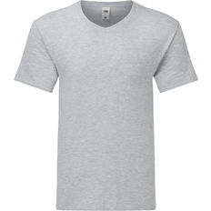 Fruit of the Loom Iconic 150 V Neck T-shirt M - Heather Grey