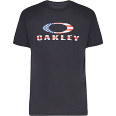 Black american flag Oakley O Bark T-shirt - Black/American Flag