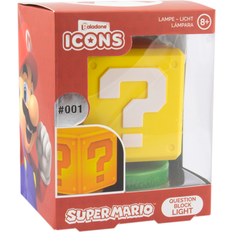 Gule Nattlamper Paladone Super Mario Question Block Lampa Nattlampe