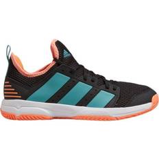 Chaussures de sport d'intérieur Adidas Junior Stabil Indoor - Core Black/Core Black/Beam Orange