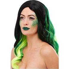 Green Makeup Fancy Dress Smiffys Make-Up FX Reptile Aqua Kit