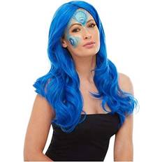 Blue Makeup Fancy Dress Smiffys Make-Up FX Peacock Aqua Kit