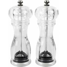 Transparent Spice Mills Salter Contemporary Pepper Mill, Salt Mill 19cm