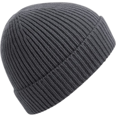 Elastane/Lycra/Spandex Beanies Beechfield Engineered Knit Ribbed Beanie - Graphite Grey