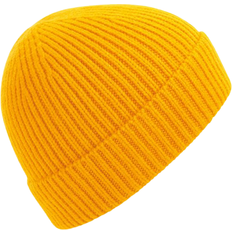 Elastane/Lycra/Spandex Beanies Beechfield Engineered Knit Ribbed Beanie - Sun Yellow