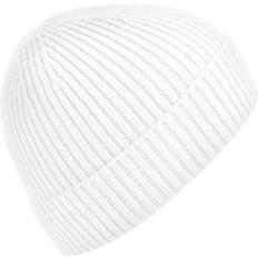 Elastane/Lycra/Spandex Beanies Beechfield Engineered Knit Ribbed Beanie - White