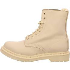 1460 mono Dr. Martens 1460 Pascal Mono Lace Up Boots - Cream