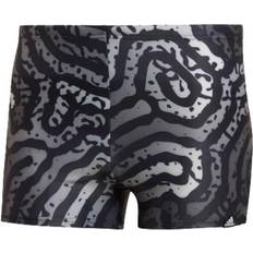 Trainingsbekleidung Bademode Adidas Colour Maze Swim Boxers - Black/Grey Six/Grey Two