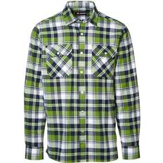 Billig Herre Skjorter ID Leaf Lumberjack Shirt - Green